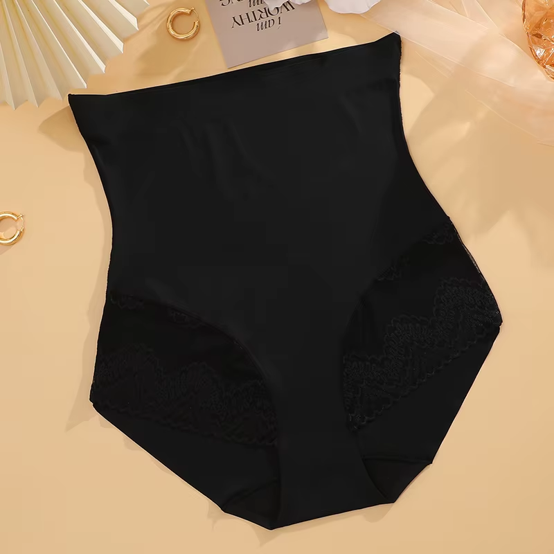 Women Seamless High Waist Trainer Panties Tummy Control Hip Butt Lifter Shapewear Female Lace Breathable Slimming Underwear XXL