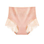 Women Cotton Underwear Panties High Waist Antibacterial Underwear Sexy Lace Seamless Women Briefs plus Size Ropa Para Mujer