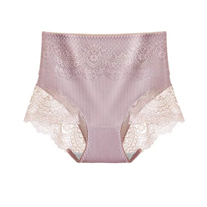 Women Cotton Underwear Panties High Waist Antibacterial Underwear Sexy Lace Seamless Women Briefs plus Size Ropa Para Mujer