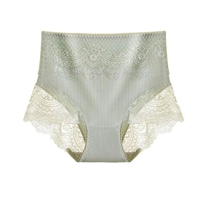 Women Cotton Underwear Panties High Waist Antibacterial Underwear Sexy Lace Seamless Women Briefs plus Size Ropa Para Mujer